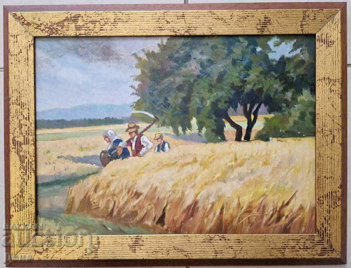 An old master painting from the beginning of the 20th century.