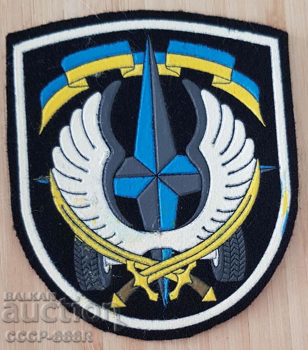 Ucraina, chevron, petec uniformă, trupe de pușcă motorizate ale Forțelor Armate ucrainene