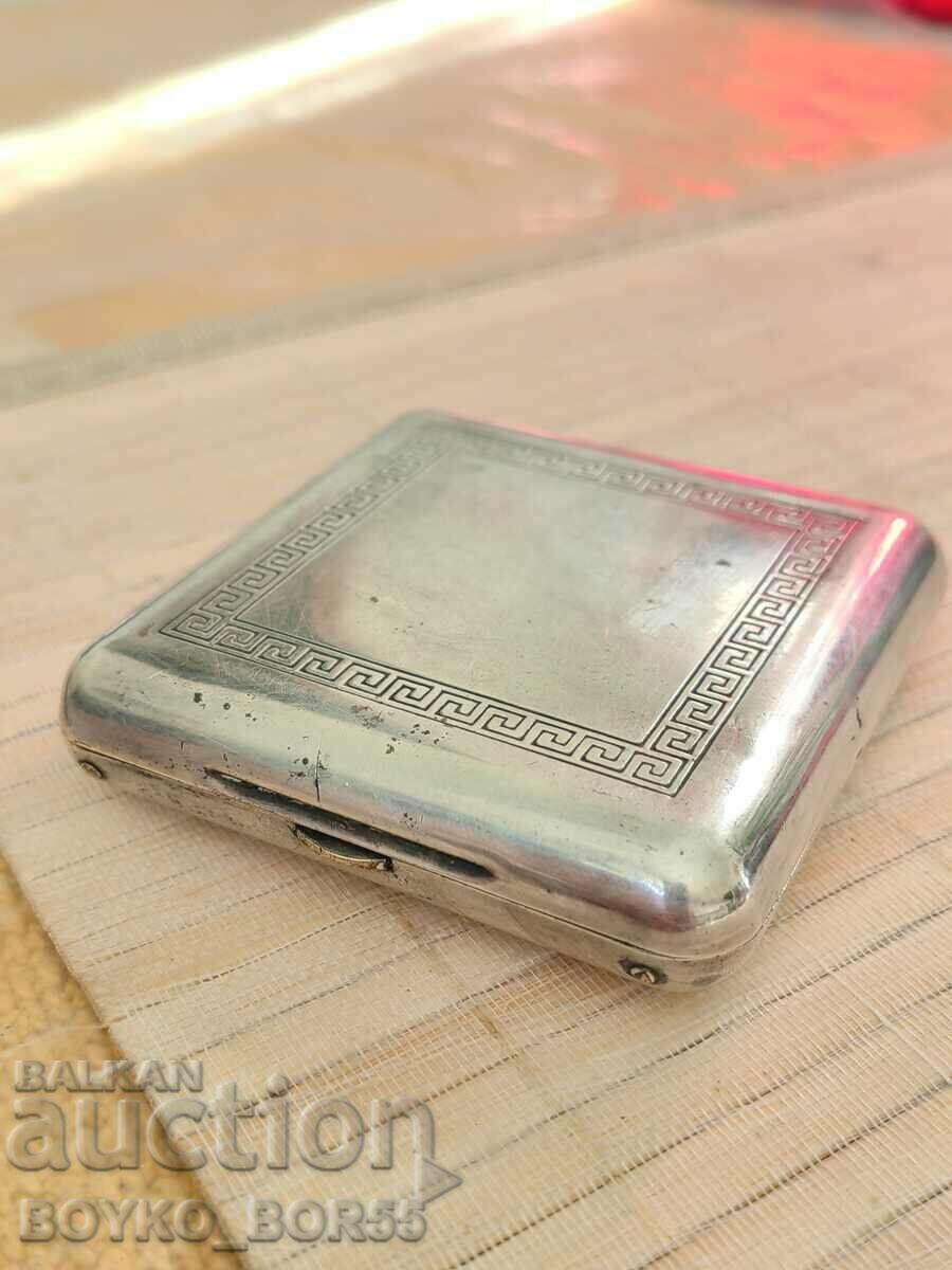 Antique Royal Bronze Deep Silver Plated Snuffbox - 5 Antique Royal Bronze Deep Silver Plated Snuffbox - 5