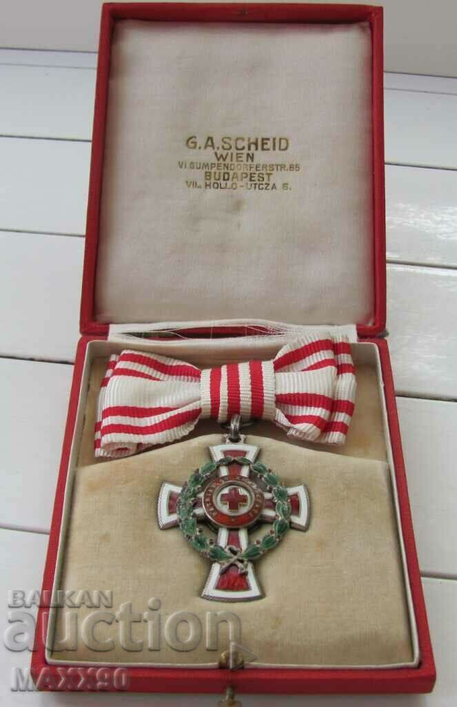 Австрийски орден "Patriae ac humanitati" 1864-1914 година Австрийски орден "Patriae ac humanitati" 1864-1914 година