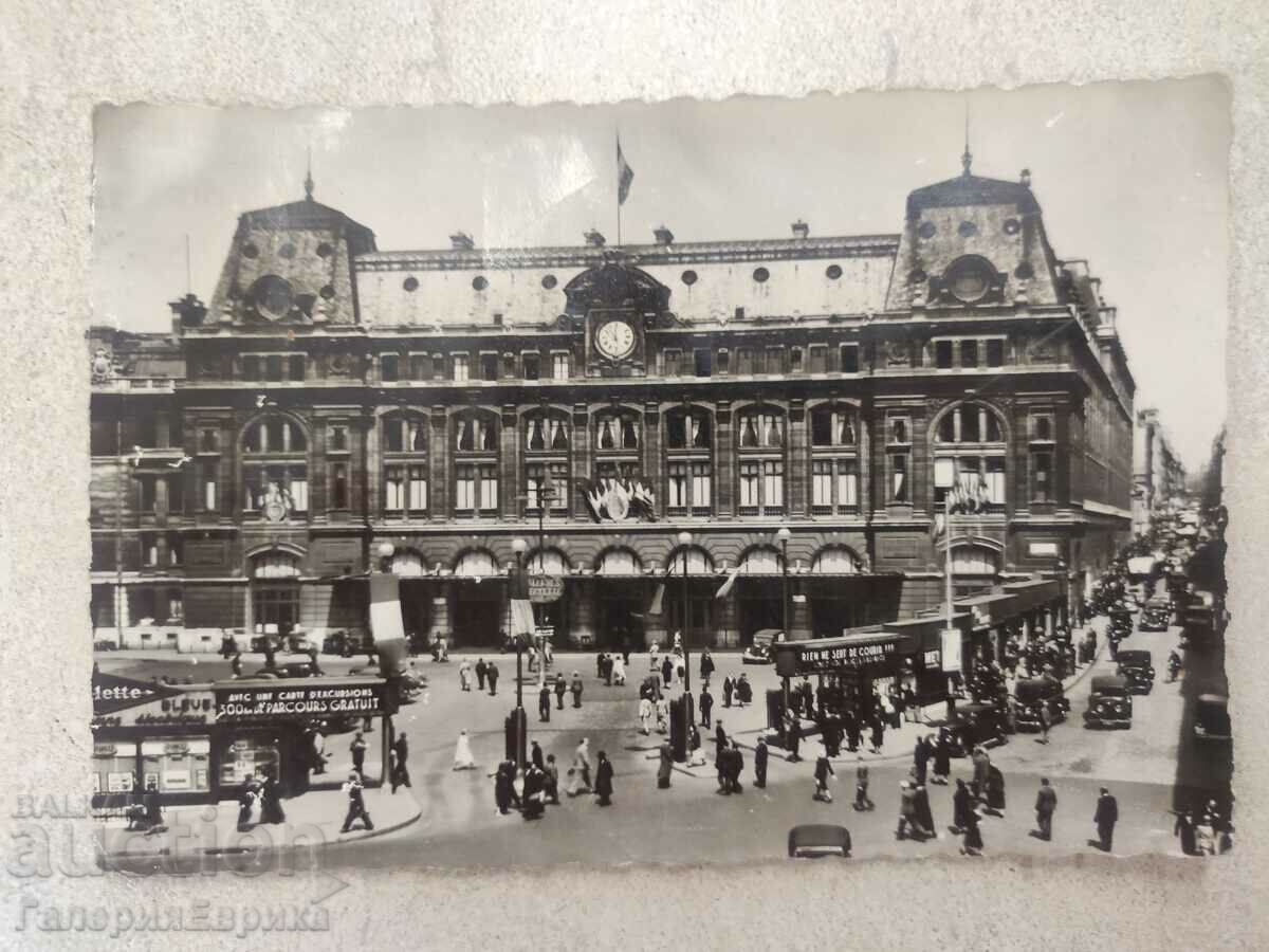 Old photo postcard traveled