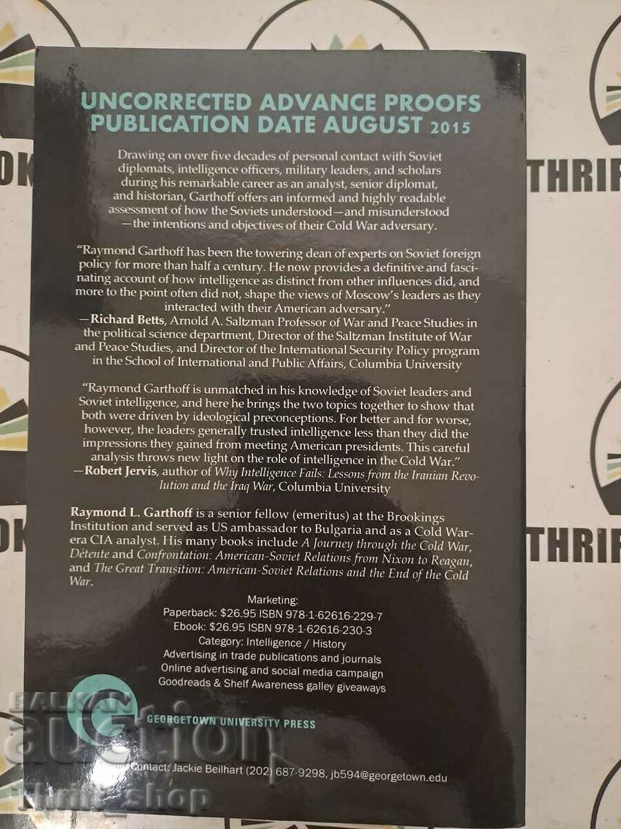 Auction Soviet Leaders and Intelligence: Assessing the American Adv Auction Soviet Leaders and Intelligence: Assessing the American Adv