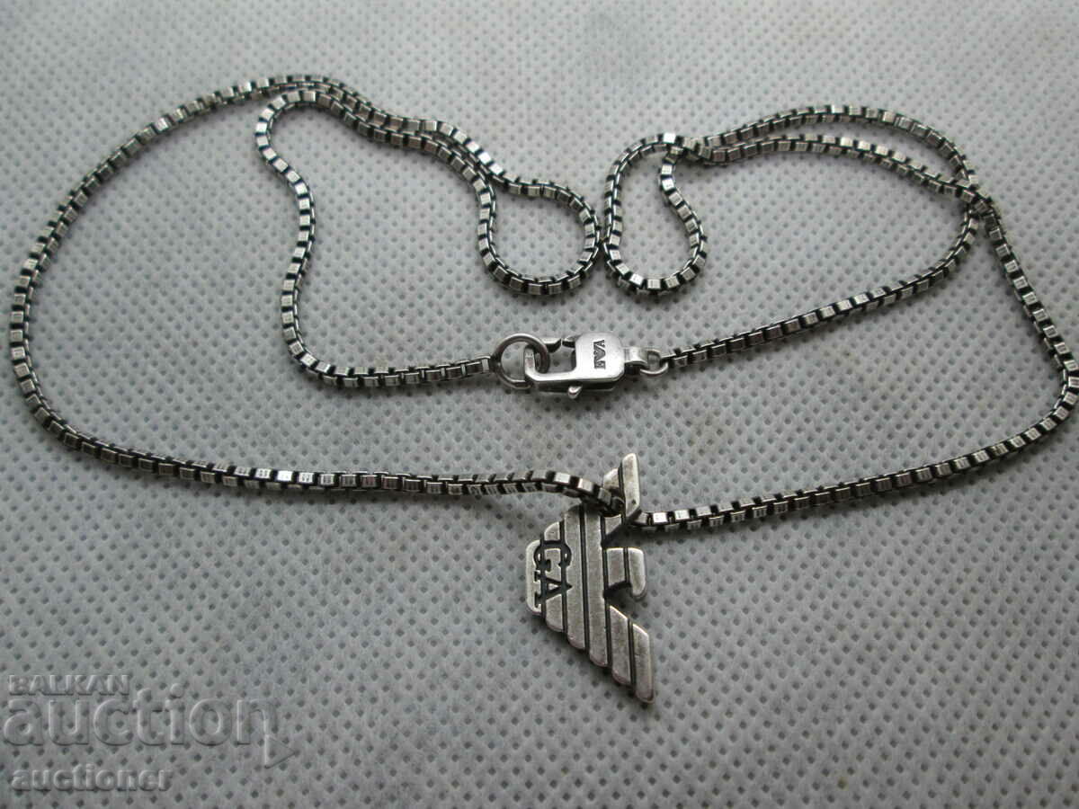 Delivery of ORIGINAL SILVER CHAIN WITH PENDANT-EMPORIO ARMANI Delivery of ORIGINAL SILVER CHAIN WITH PENDANT-EMPORIO ARMANI