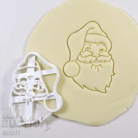 Christmas cutter Santa Claus for dough, Christmas cookie cutters