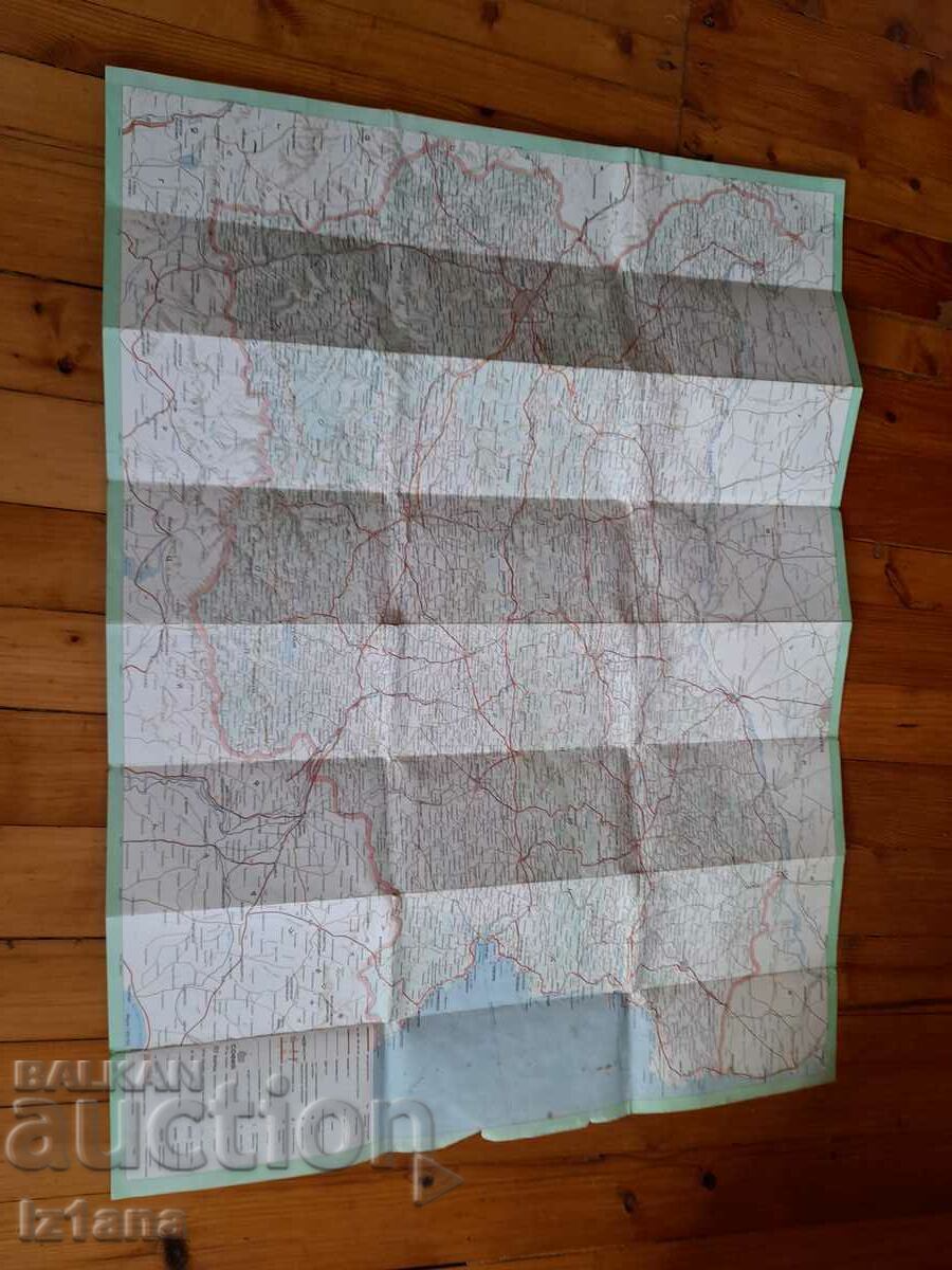Auction Old road map Bulgaria, BNA Auction Old road map Bulgaria, BNA