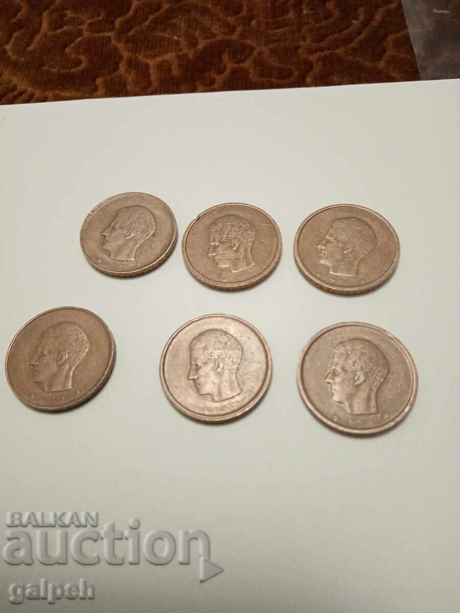 Παράδοση ΒΕΛΓΙΟ - ΝΟΜΙΣΜΑΤΑ - 20 ΦΡΑΓΚΟ - 6 τεμ. Παράδοση ΒΕΛΓΙΟ - ΝΟΜΙΣΜΑΤΑ - 20 ΦΡΑΓΚΟ - 6 τεμ.