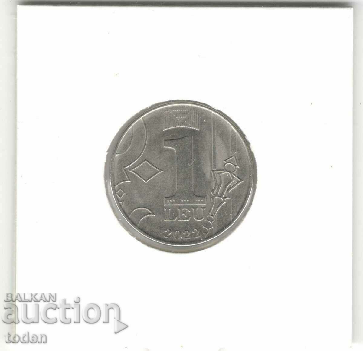 Auction Moldova-1 Leu-2022-KM# 153 Auction Moldova-1 Leu-2022-KM# 153