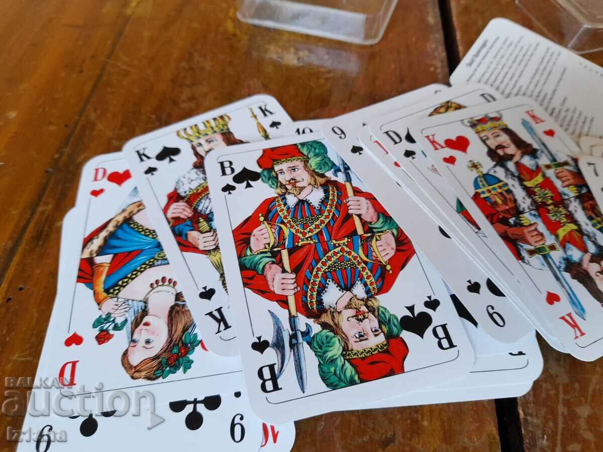 Auction  Old Volksbank playing cards