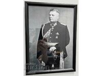 High quality portrait of General Hristo Lukov in a frame