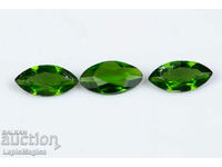 3 Pieces Green Chrome Diopside 0.70ct Marquise Cut #4