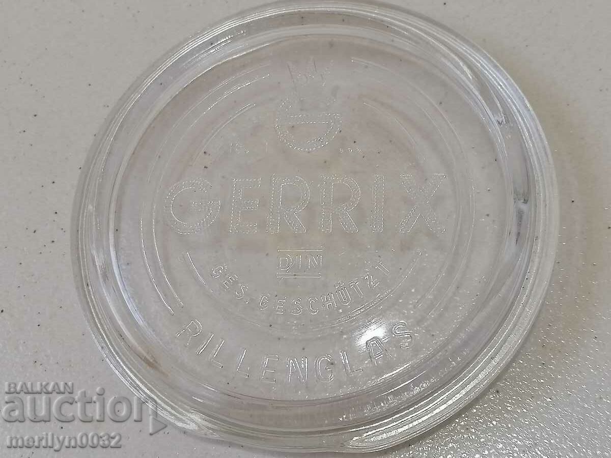 Old German glass jar, 1930s with price 40.50 BGN | € 20.71 Old German glass jar, 1930s with price 40.50 BGN | € 20.71