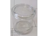 Borcan de sticlă german vechi, anii 1930