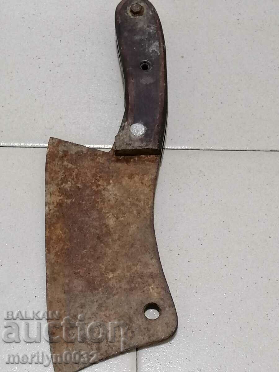 Old forged saber, axe, axe, knife, machete - 5 Old forged saber, axe, axe, knife, machete - 5