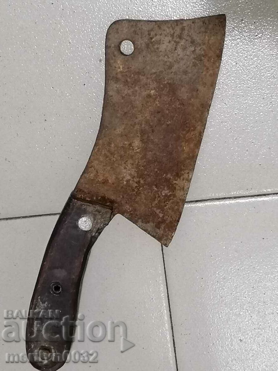 Old forged saber, axe, axe, knife, machete - 7 Old forged saber, axe, axe, knife, machete - 7