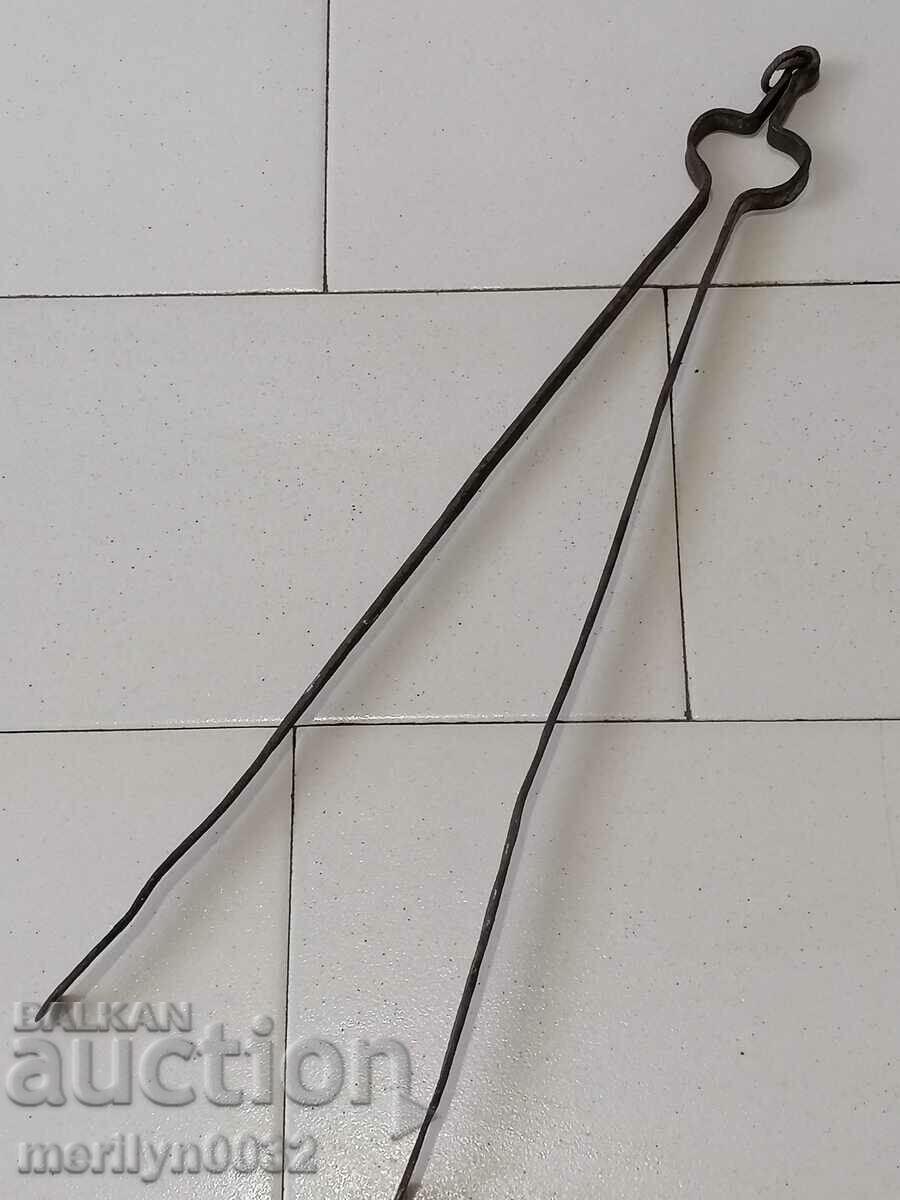 Old dilaf, tongs, wrought iron for oven - 5 Old dilaf, tongs, wrought iron for oven - 5