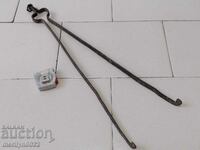 Dilaf vechi, clește, fier forjat pentru cuptor