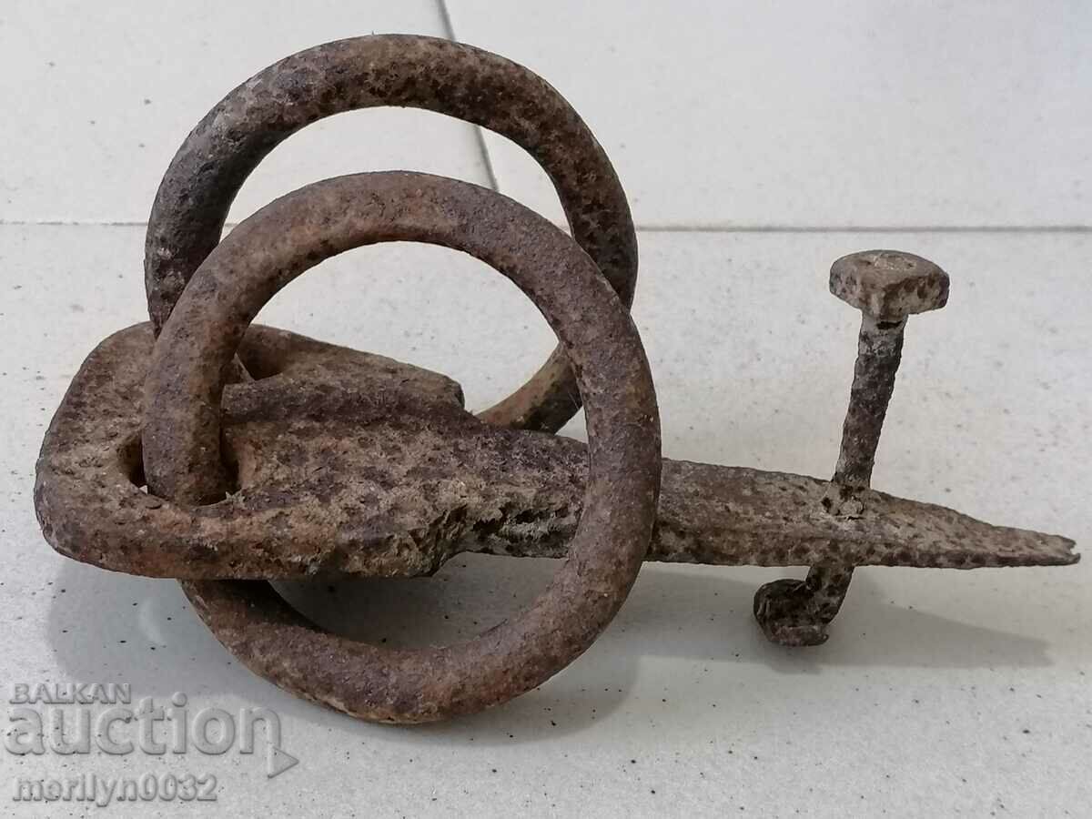 Μεταλλικά δαχτυλίδια, σφυρήλατο σίδερο οκ για καρότσι - 5