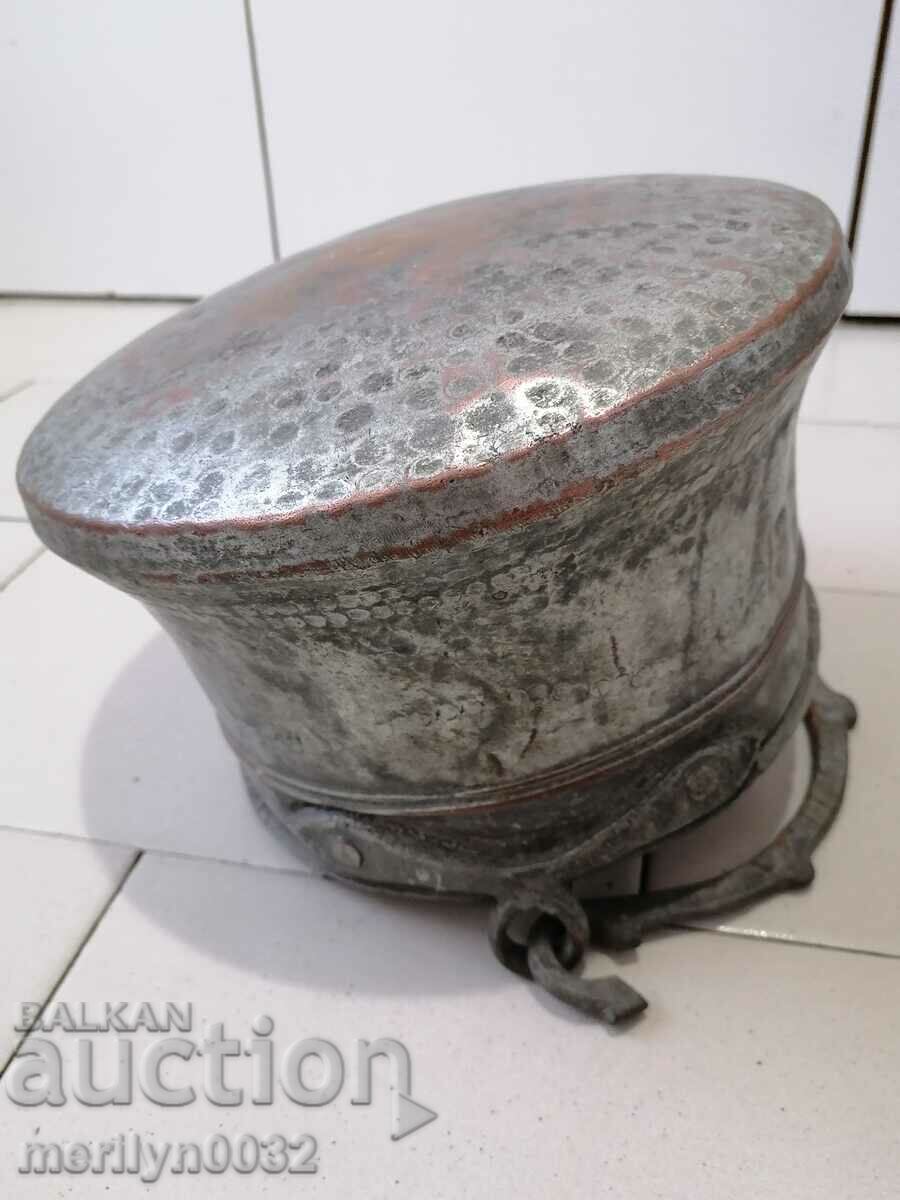 Old copper cauldron, copper, cauldron copper vessel menche - 6 Old copper cauldron, copper, cauldron copper vessel menche - 6