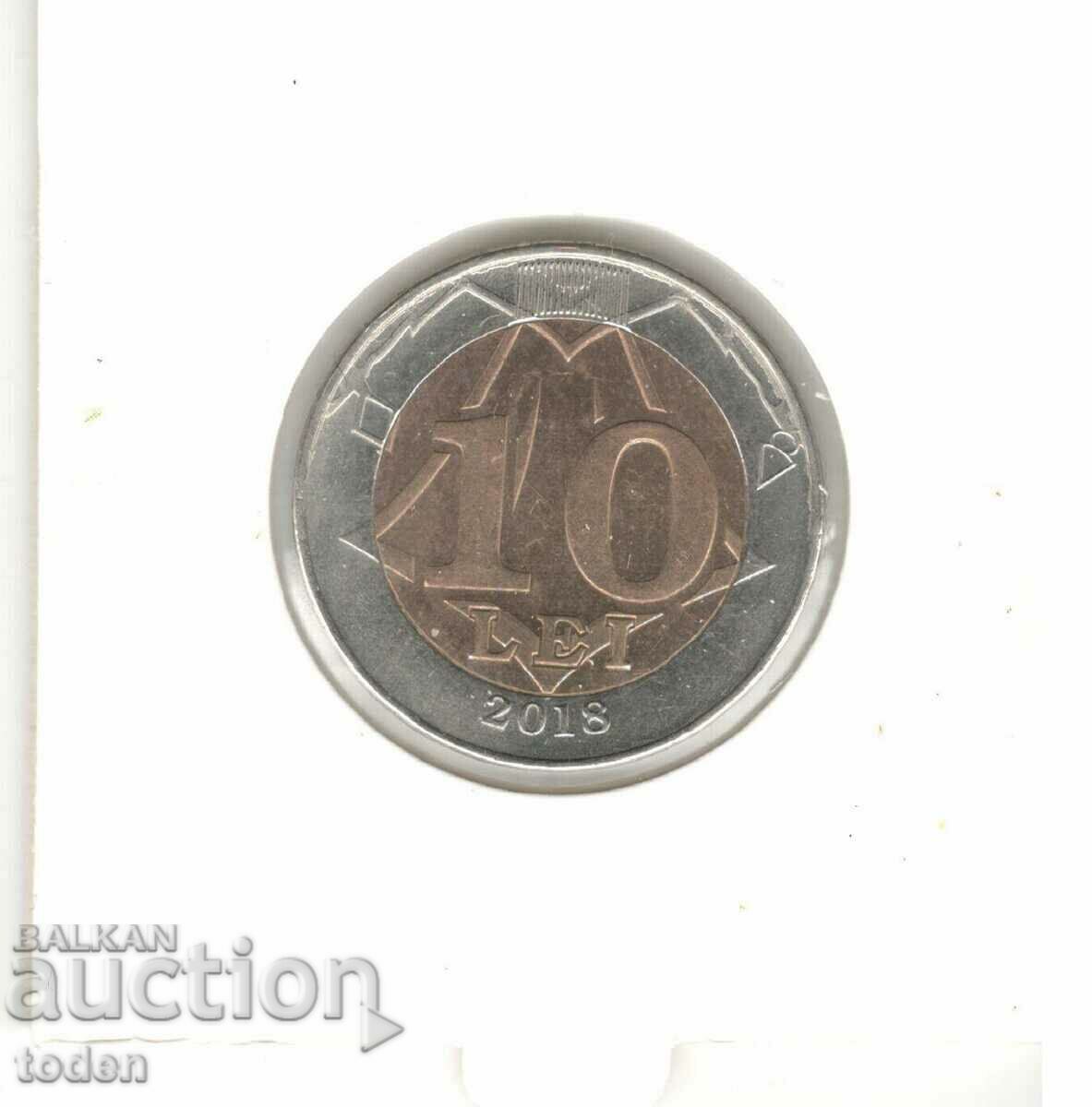 Auction Moldova-10 Lei-2018-KM# 156 Auction Moldova-10 Lei-2018-KM# 156