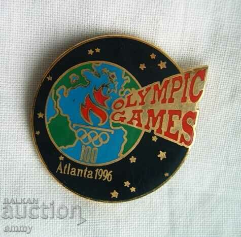 Insigna Jocurilor Olimpice din Atlanta 1996