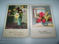 Two old Austrian name day postcards