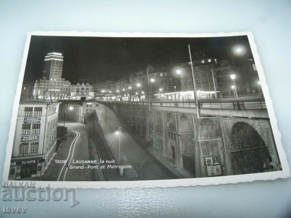 Παλιά καρτ ποστάλ από τη Λωζάνη, Ελβετία 1935. - 5 Παλιά καρτ ποστάλ από τη Λωζάνη, Ελβετία 1935. - 5