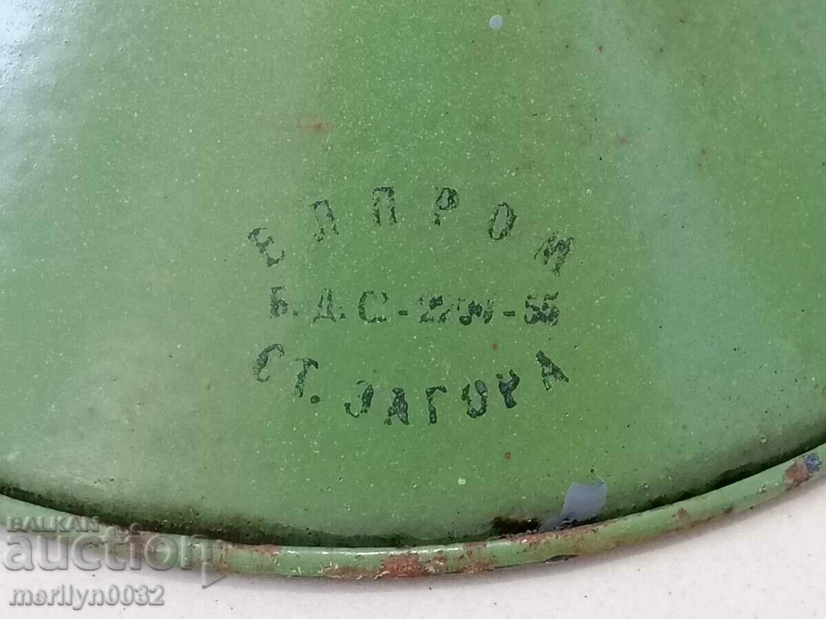 Old lamp reflector enamel stand - 5 Old lamp reflector enamel stand - 5