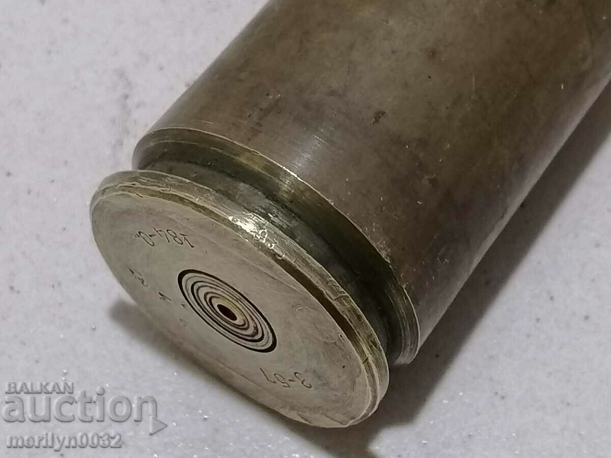 Old casing from a 40mm machine gun shell - 7