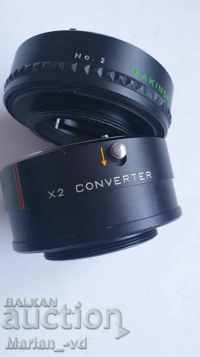 Delivery of Makinon 2x teleconverter + extension - mount M42P42 Delivery of Makinon 2x teleconverter + extension - mount M42P42
