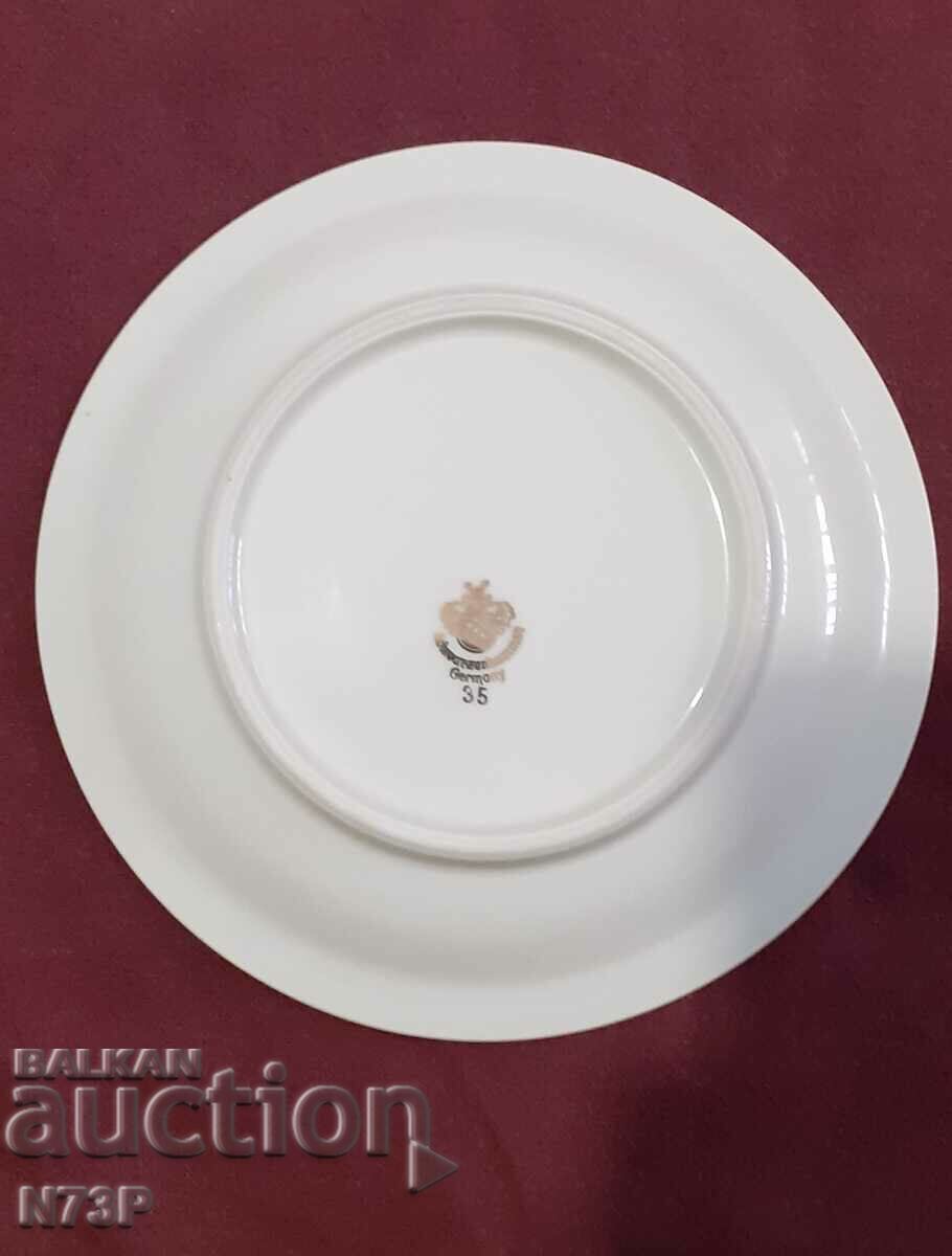 OLD PORCELAIN PLATE. COLLECTION. MARKING. - 5 OLD PORCELAIN PLATE. COLLECTION. MARKING. - 5