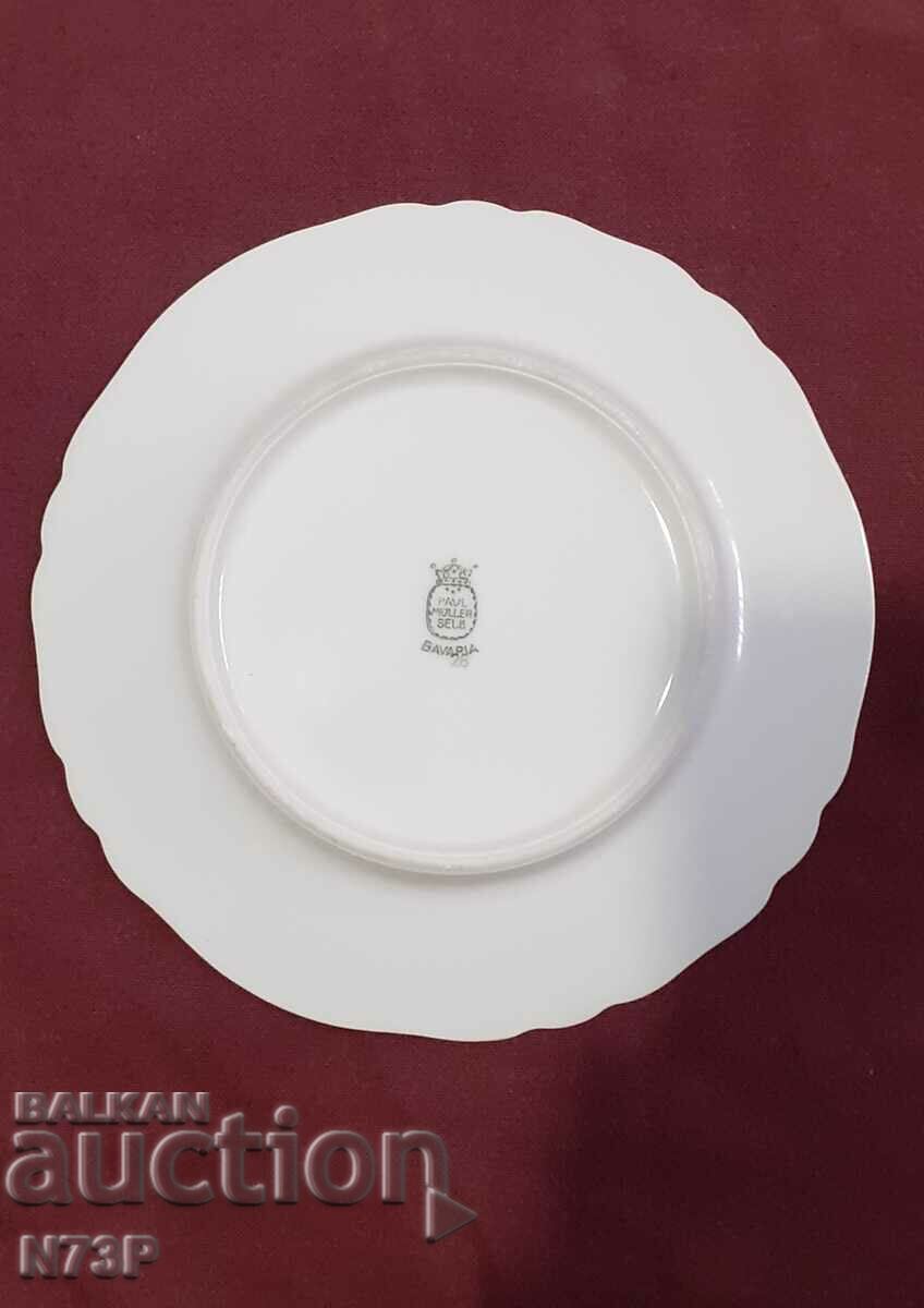 PLATĂ VECHE DE PORȚELAN. COLECȚIE..BAVARIA.. - 5