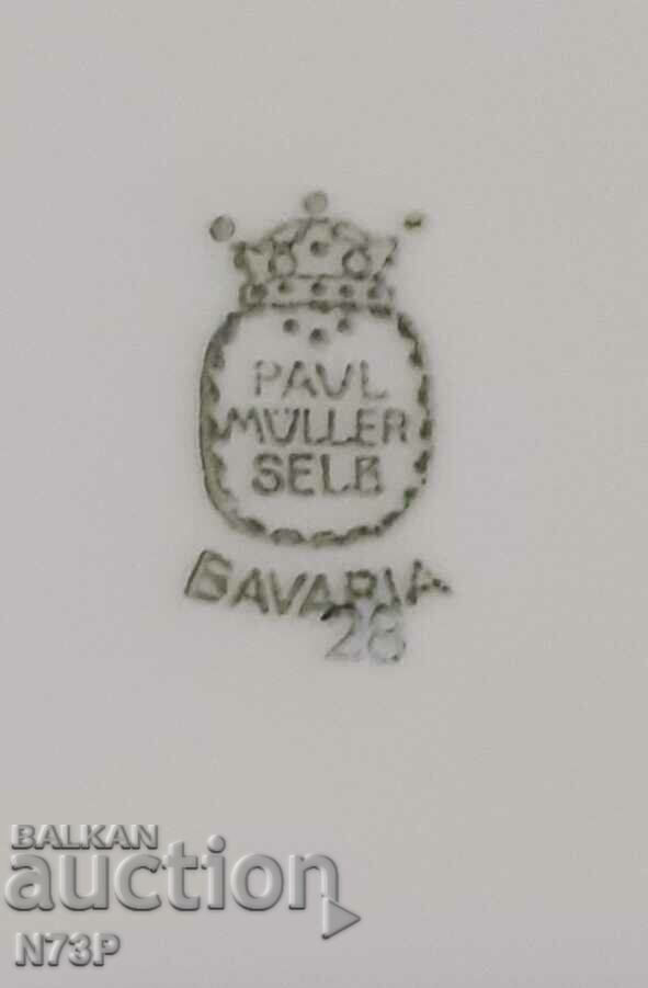 PLATĂ VECHE DE PORȚELAN. COLECȚIE..BAVARIA.. - 6