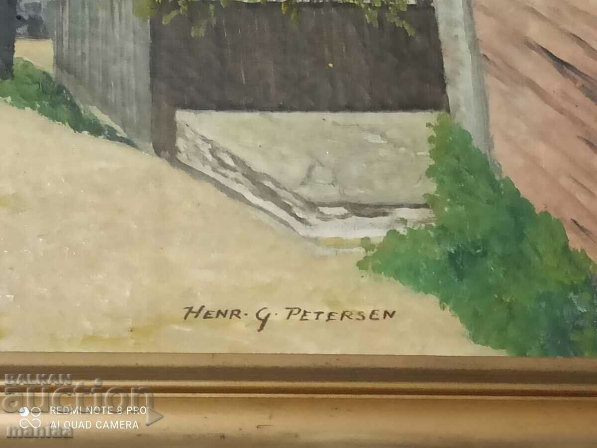 Licitație Mare Frumos pictură în ulei pe pânză