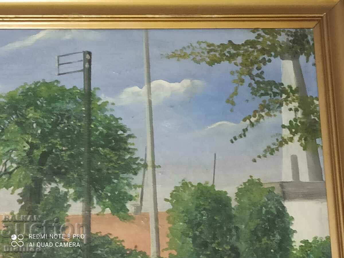 Голяма Красива картина масло върху платно - 6