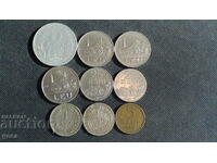 Lot of coins Romania 9 pieces