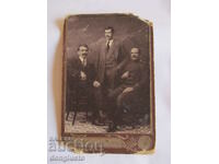 Стара  снимка твърд картон от  годините на ПСВ