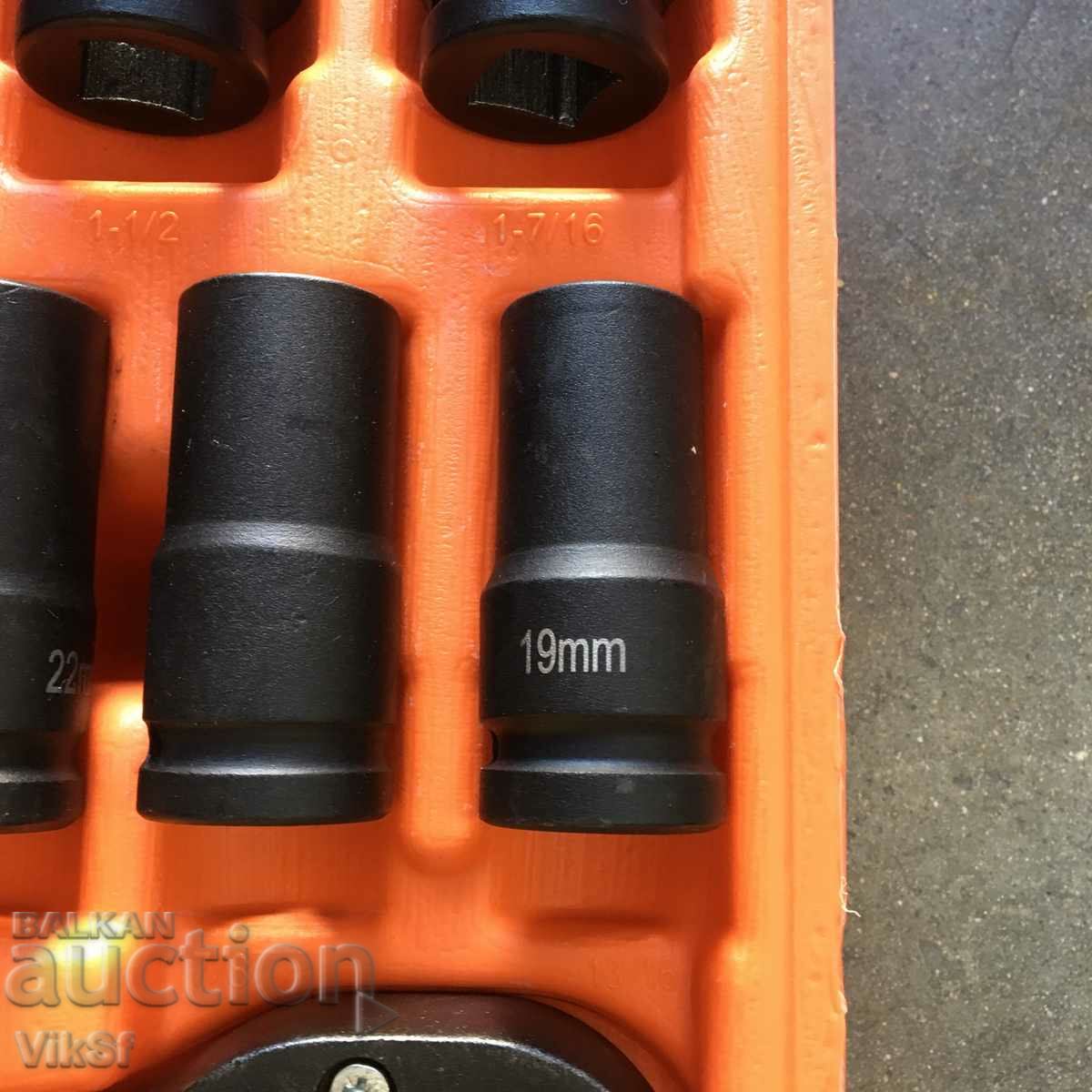 Auction Truck Gedore 21 parts 3/4'' 21-50mm, Gedore, Gedoria Auction Truck Gedore 21 parts 3/4'' 21-50mm, Gedore, Gedoria