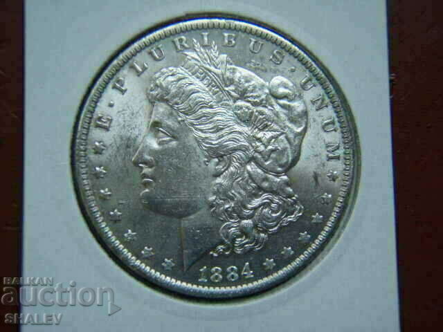 1 Dollar 1884 O United States of America - AU+ - 5 1 Dollar 1884 O United States of America - AU+ - 5