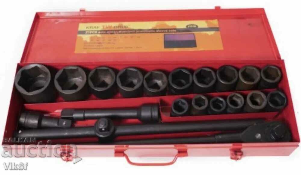 Auction Truck Gedore 21 parts 3/4'' 21-50mm, Gedore, Gedoria Auction Truck Gedore 21 parts 3/4'' 21-50mm, Gedore, Gedoria