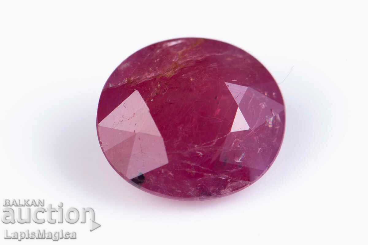 Ruby 1.78ct untreated oval cut