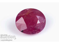 Ruby 1.78ct untreated oval cut