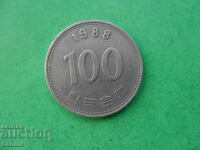 100 Won 1988 Coreea de Sud