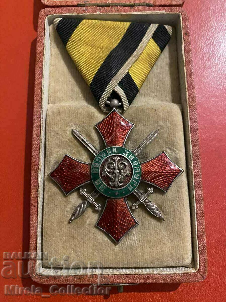 Order of Military Merit 5th degree with box Kingdom of Bulgaria