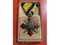 Order of Military Merit 5th degree with box Kingdom of Bulgaria