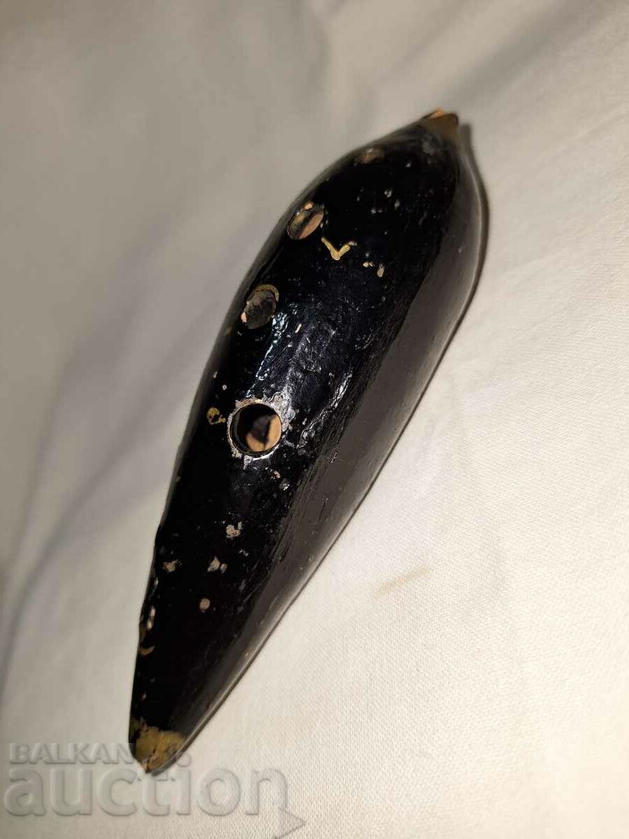 Ocarina veche din ceramica cu stampila - 5
