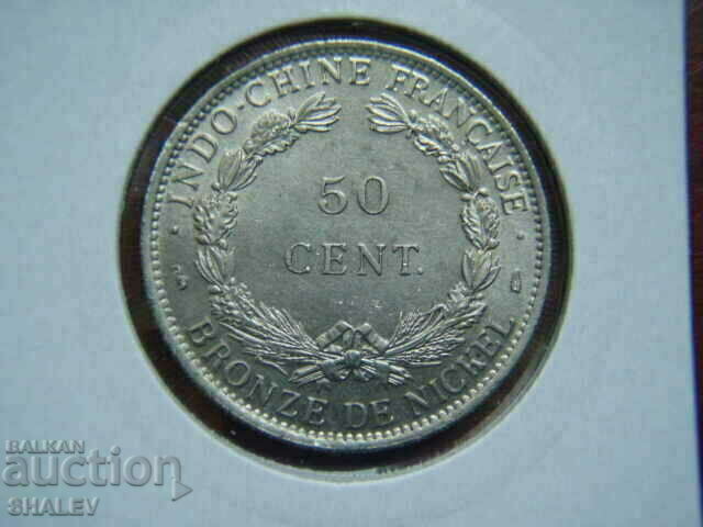 50 Cent. 1946 French Indo-China (Френски Индокитай) - Unc с цена € 40.89 | 79.97 лв.