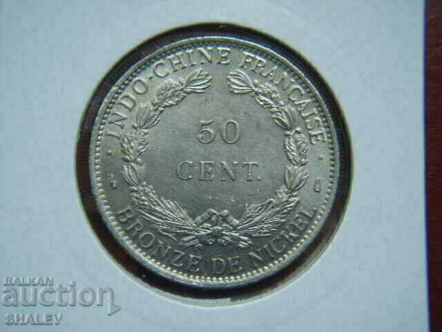 Аукцион 50 Cent. 1946 French Indo-China (Френски Индокитай) - Unc