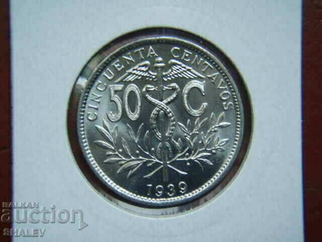 Delivery of 50 Centavos 1939 Bolivia (Bolivia) - Unc Delivery of 50 Centavos 1939 Bolivia (Bolivia) - Unc