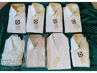 Бели мъжки нови 8броя ризи от СОЦА