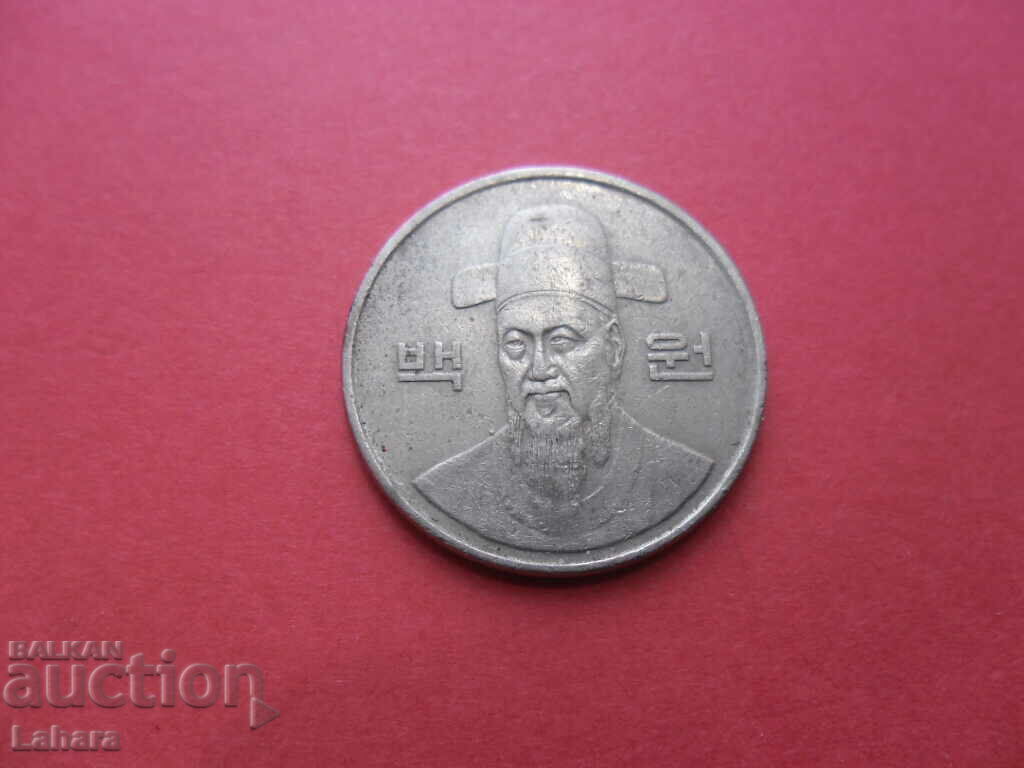 100 Won 1990 Coreea de Sud